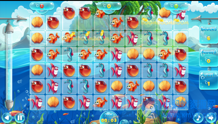 鱼类世界 MatCHHTML5游戏全屏PC页游源码插图1