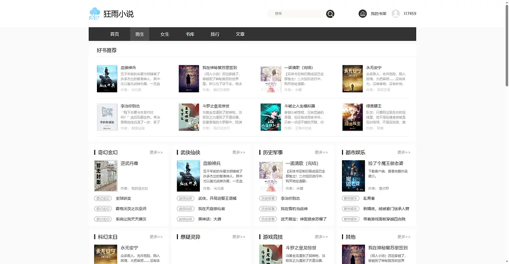 最新免费小说系统，真正可以运营的小说站点系统源码！插图1
